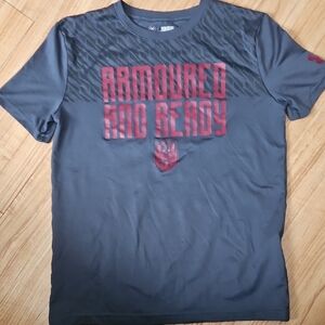 Boys Gray Size Medium Under Armour T-shirt